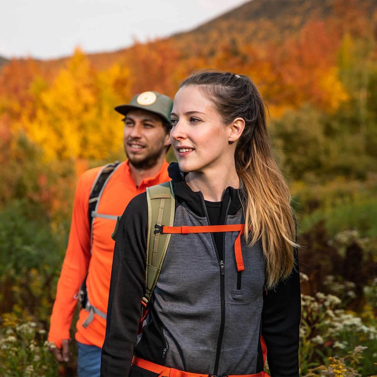 Women's Full Zip Merino Hoodie - Midweight