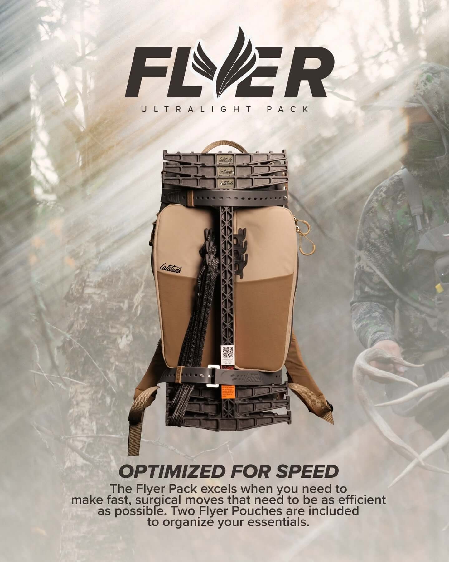 Latitude Outdoors | Flyer Backpack (Preorder! Read Description before Ordering!)