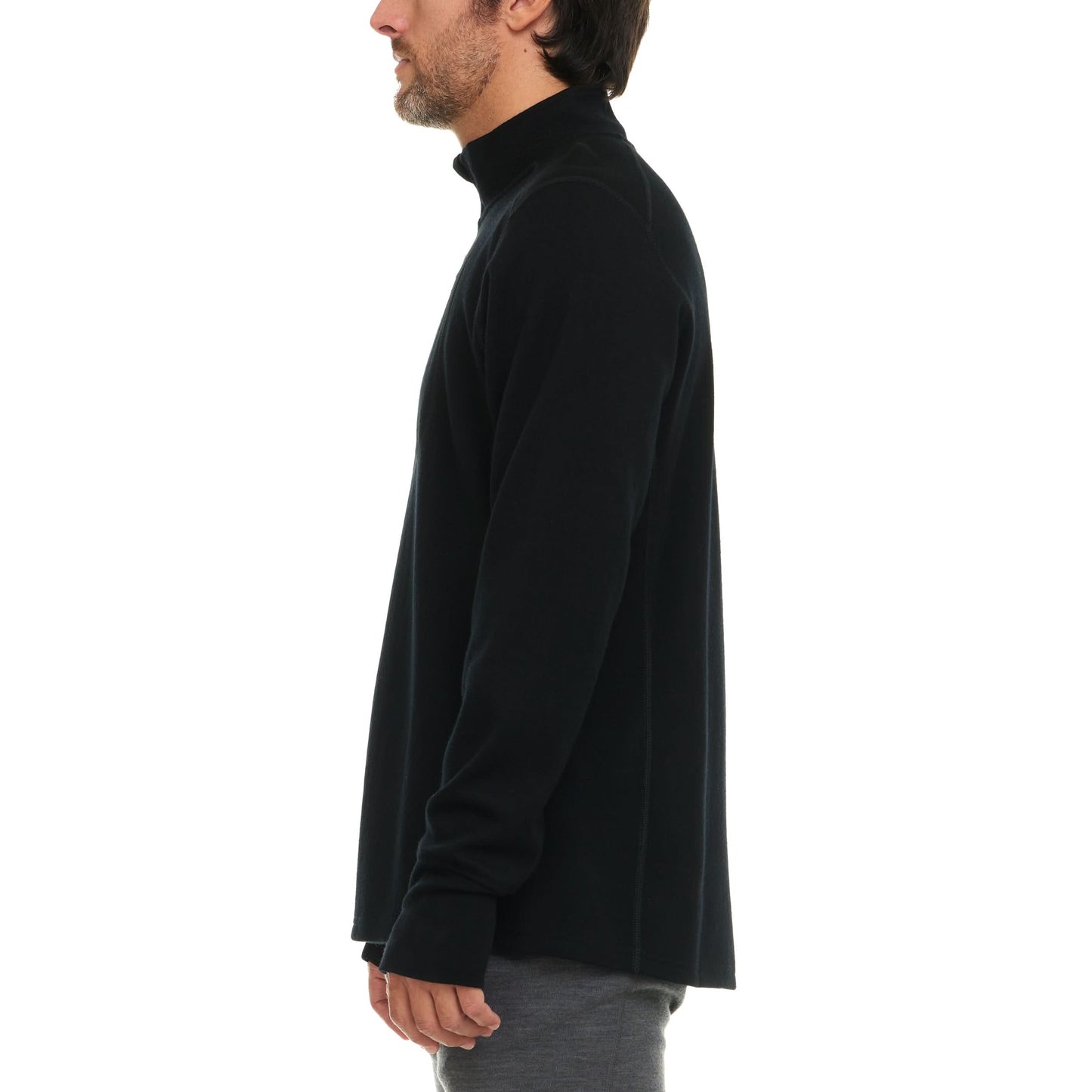 Minus33 | Heavyweight Men's Wool 1/4 Zip - 100% Merino Wool