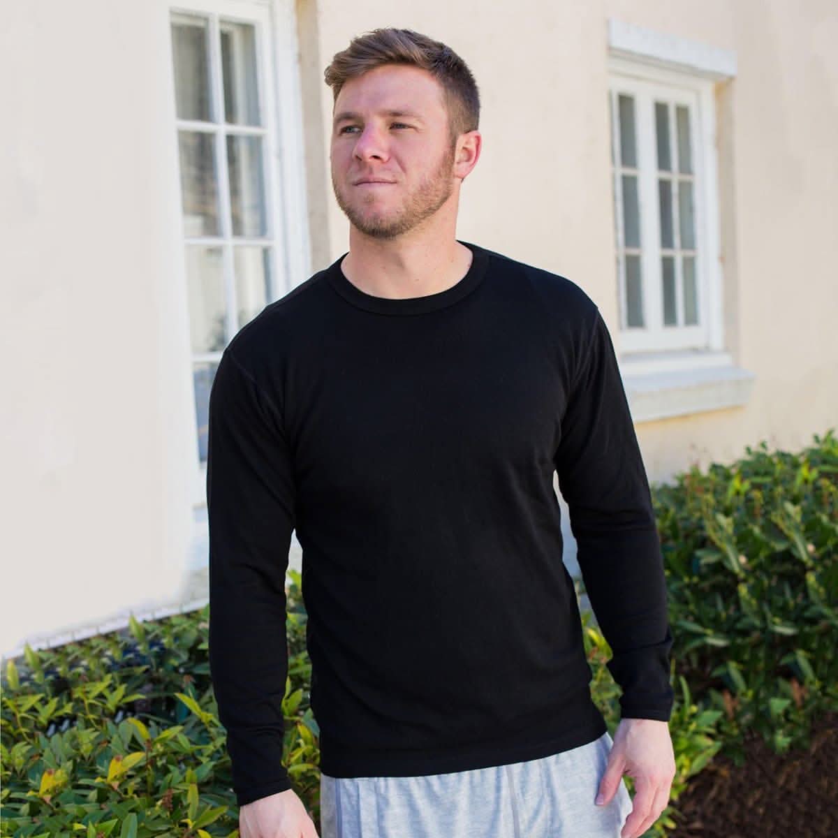 Minus33 | Heavyweight Men's Wool Crew Top - 100% Merino Wool