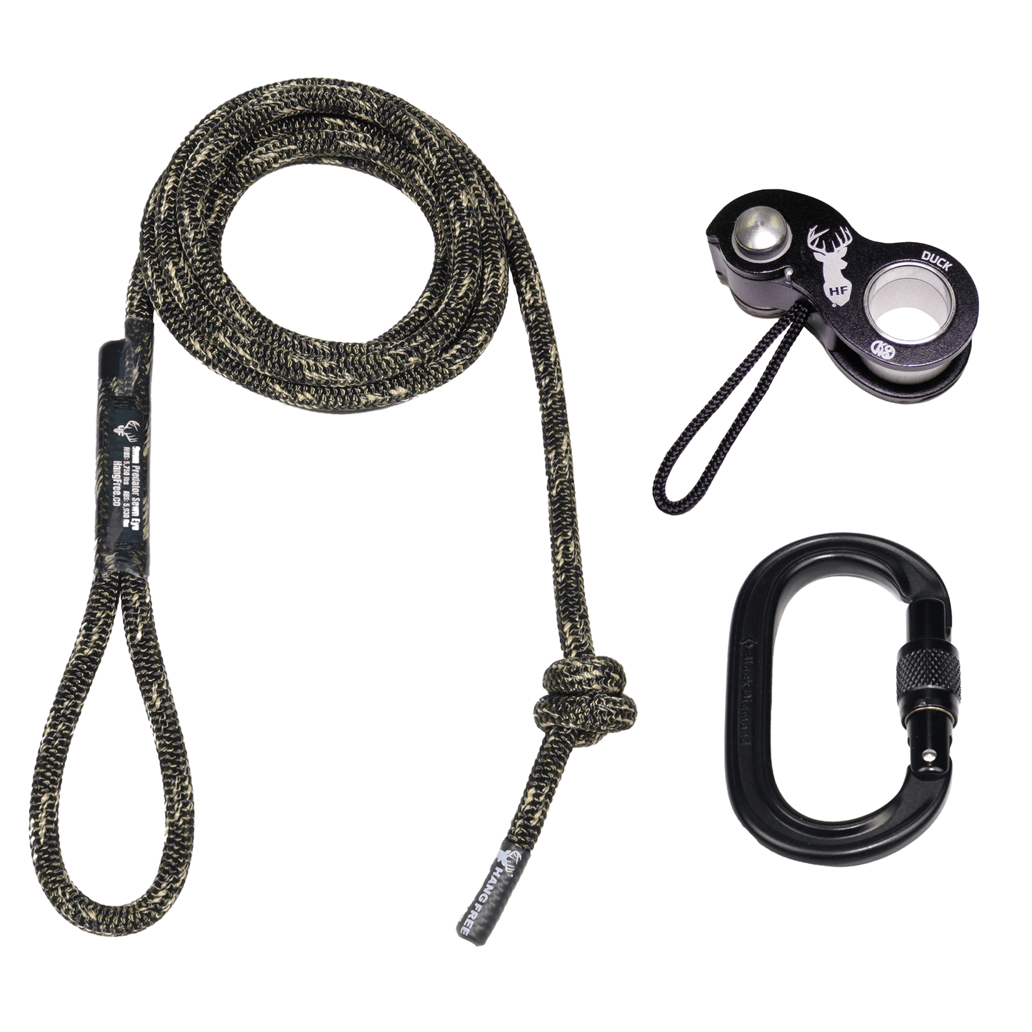 Hang Free | 9mm Predator™ Deluxe Sewn Tether & Lineman's Belt