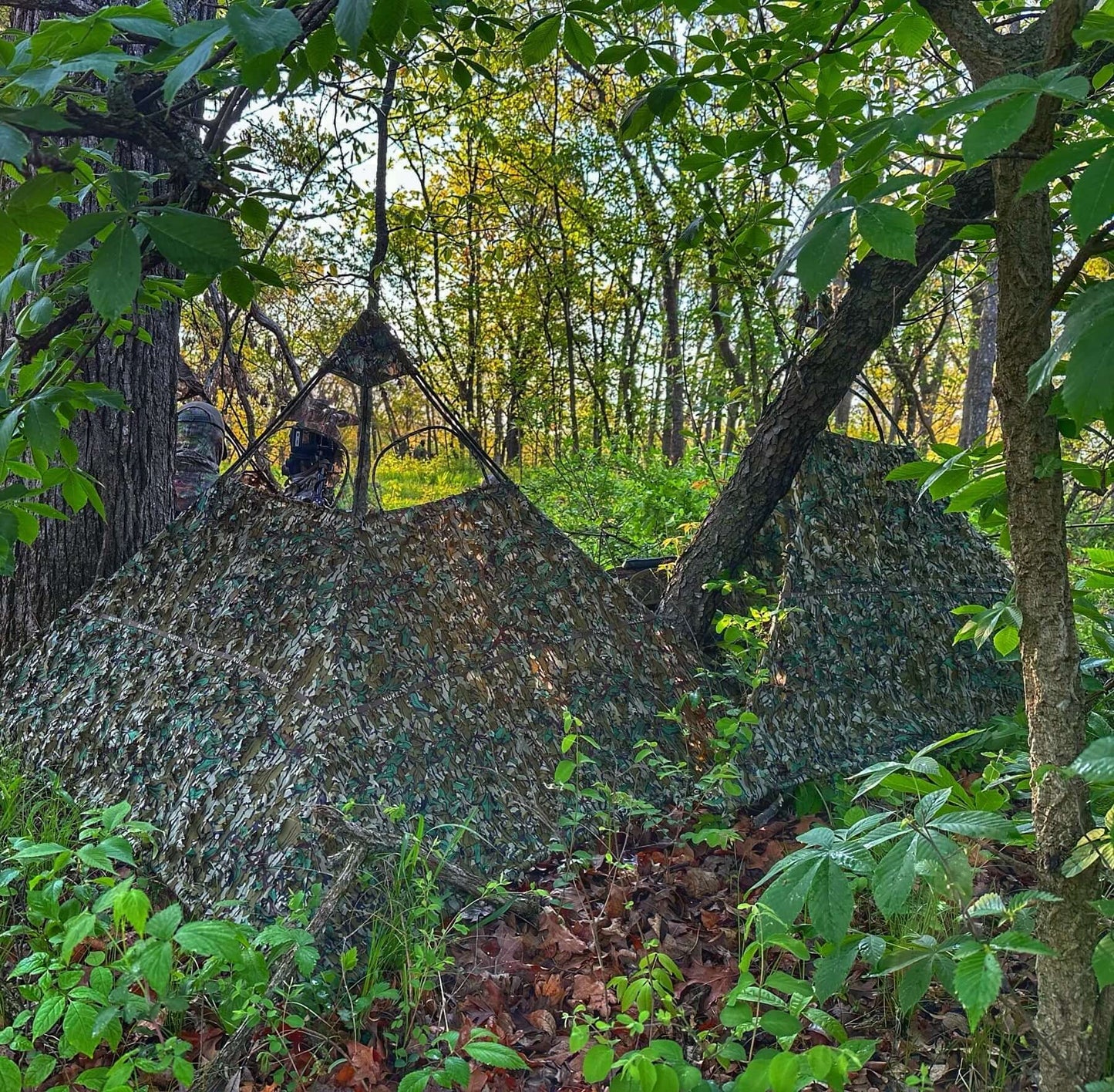 Nukem Hunting | Nukem Blind in Mossy Oak GreanLeaf 3D Leafy (XL Size)