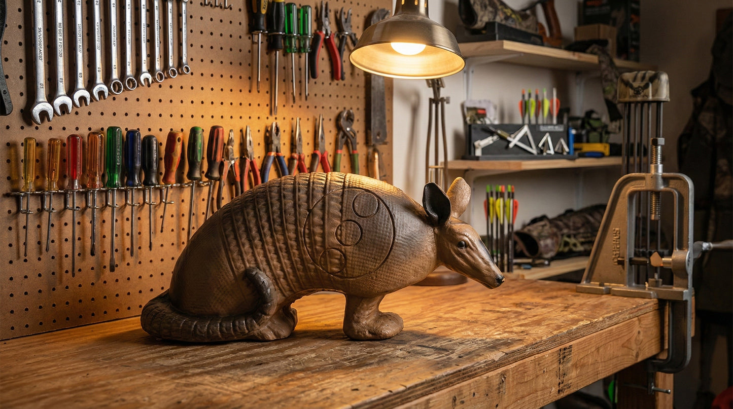 Big Shot Targets | Real Wild Competition Armadillo Archery Target with EZ Pull Foam