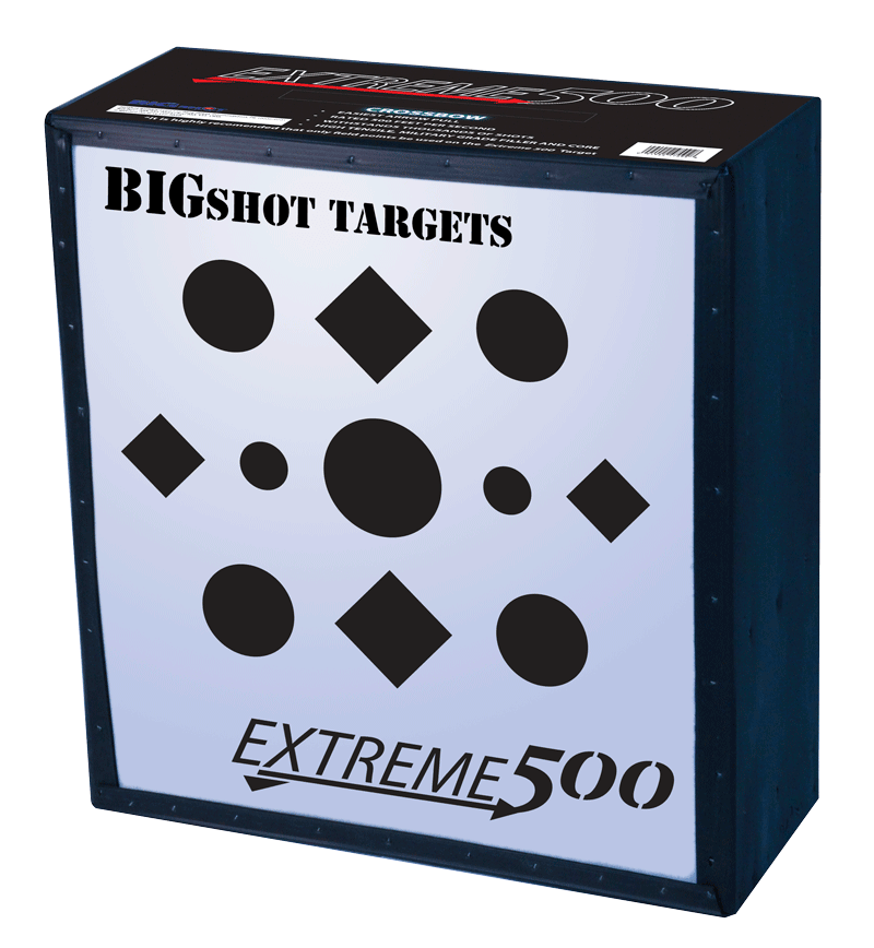 Big Shot Targets | Iron Man 24" Xtreme 500 High Kinetic Energy Crossbow Target w/ Weather Cover
