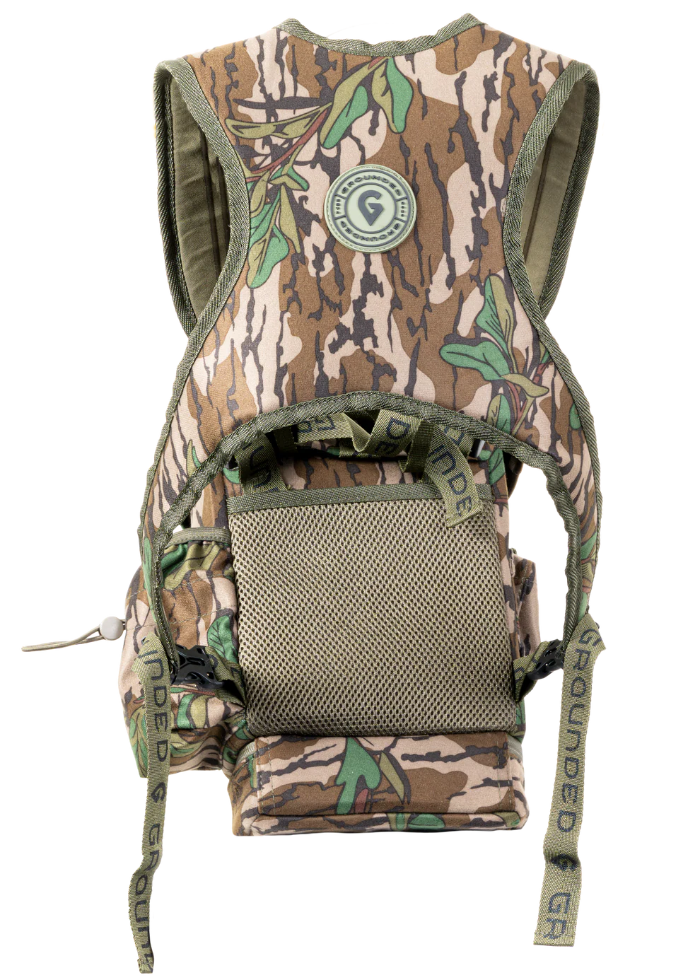 Grounded Brand | Hybrid Pack 2.0 Turkey Vest & Bino Harness in Mossy Oak Greenleaf
