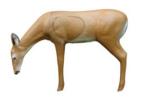 Big Shot Targets | Real Wild 3D Browsing Replaceable Vital Deer Archery Target with EZ Pull Foam