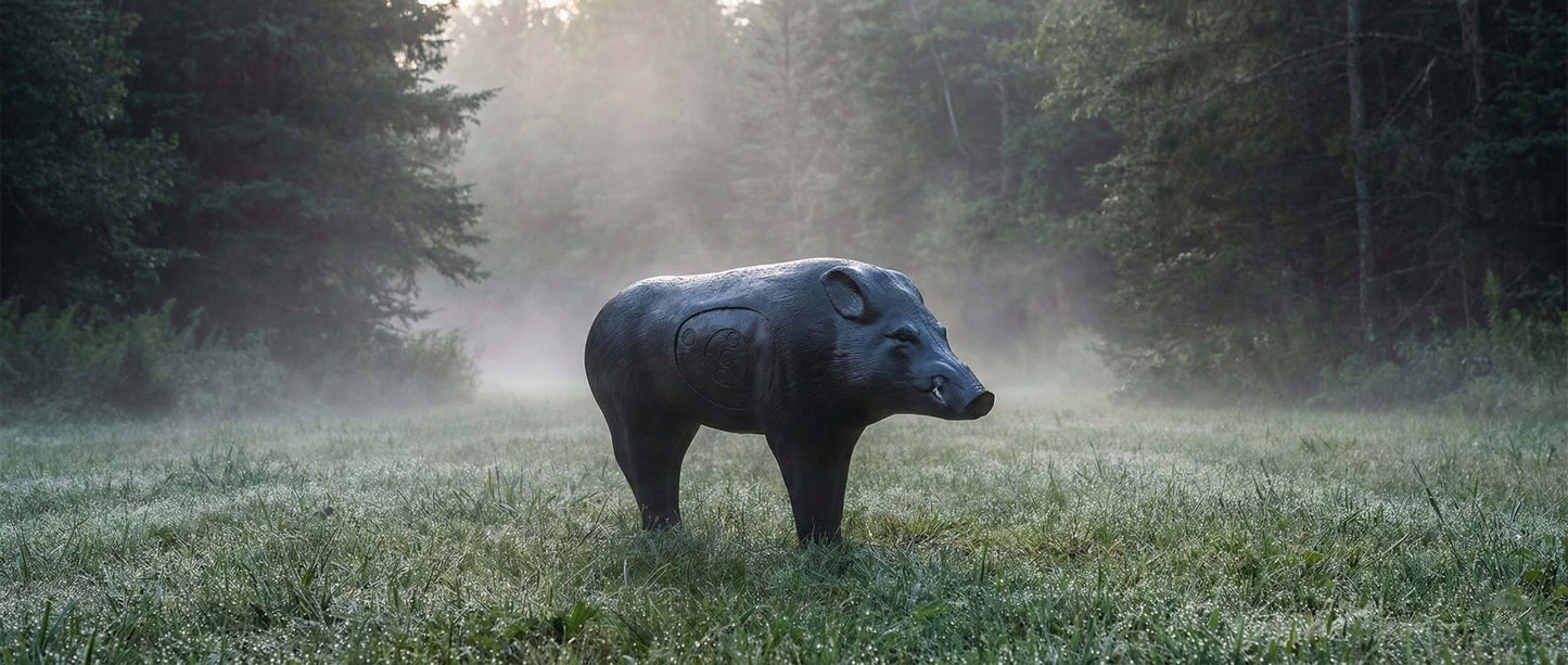 Big Shot Targets | Real Wild 3D Black Boar Archery Target with EZ Pull Foam