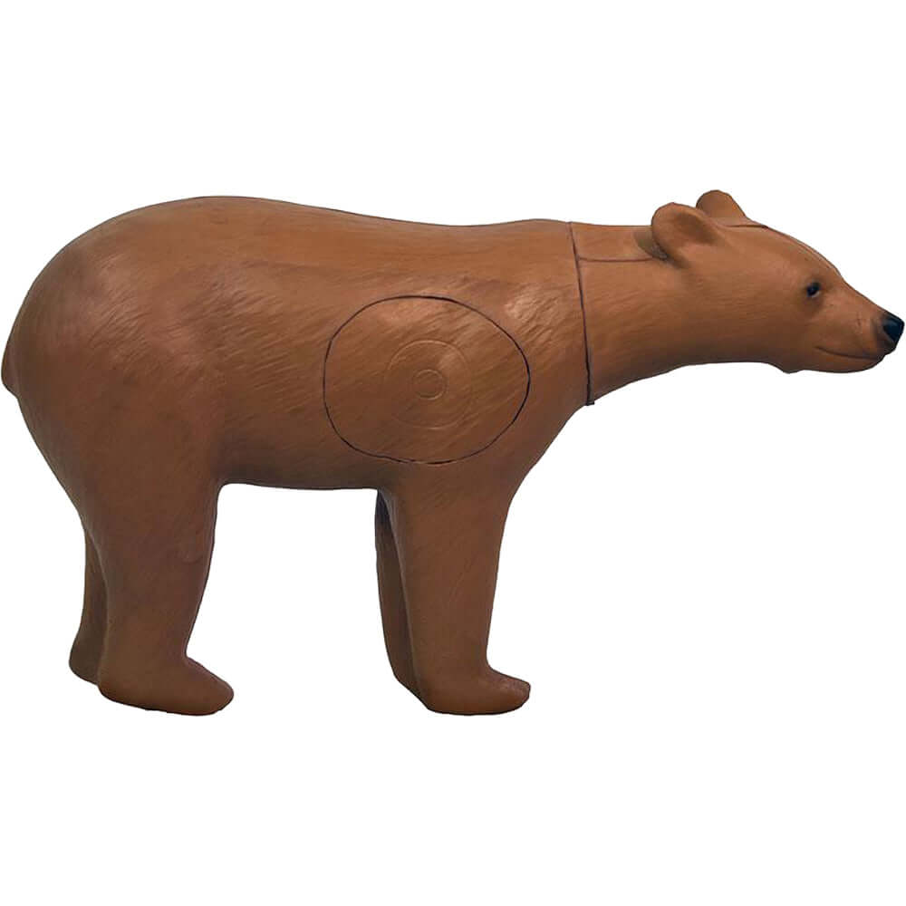 Big Shot Targets | Real Wild 3D Large Walking Bear Brown Archery Target with EZ Pull Foam