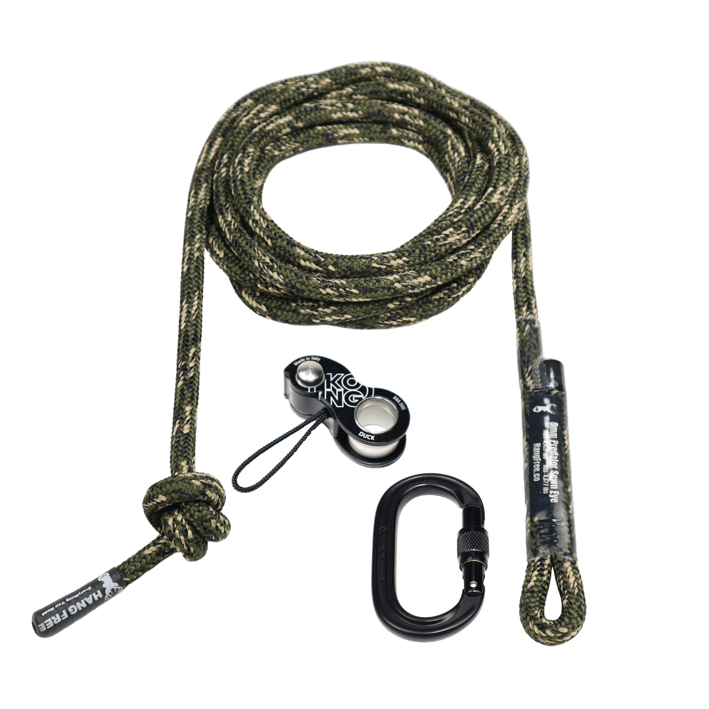Hang Free | 8mm Predator™ Deluxe Sewn Tree Tether & Lineman's Belts