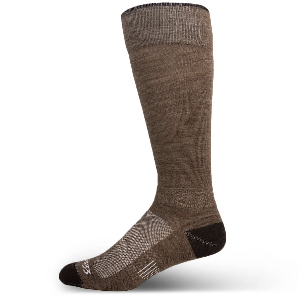 Minus33 | Microweight - Over the Calf Wool Socks Mountain Heritage