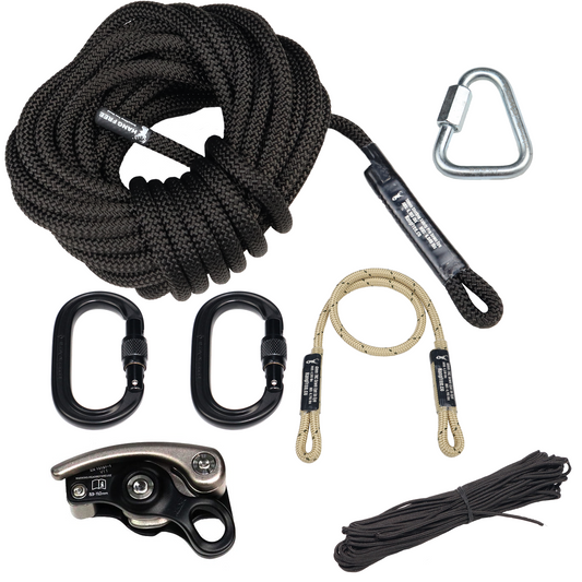 Hang Free | 10mm BlackOut Deluxe One Stick/Rappel Kit