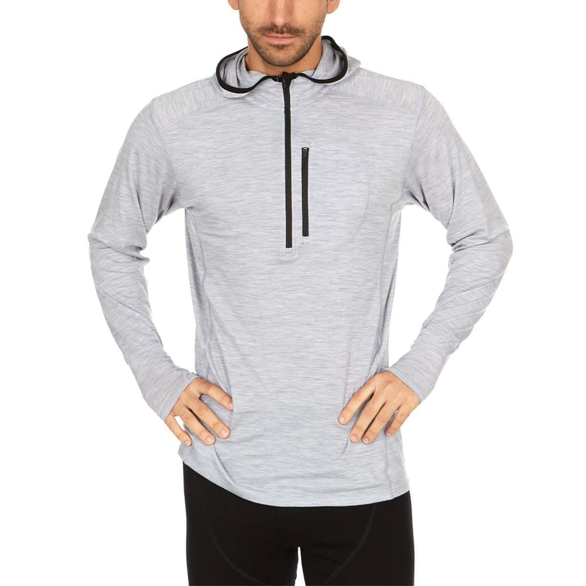 Minus33 | Men's Wool 1/4 Zip Merino Sun Hoodie - Microweight