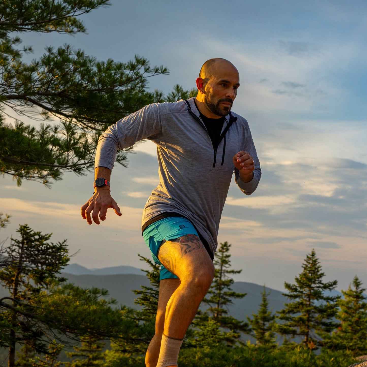 Minus33 | Men's Wool 1/4 Zip Merino Sun Hoodie - Microweight