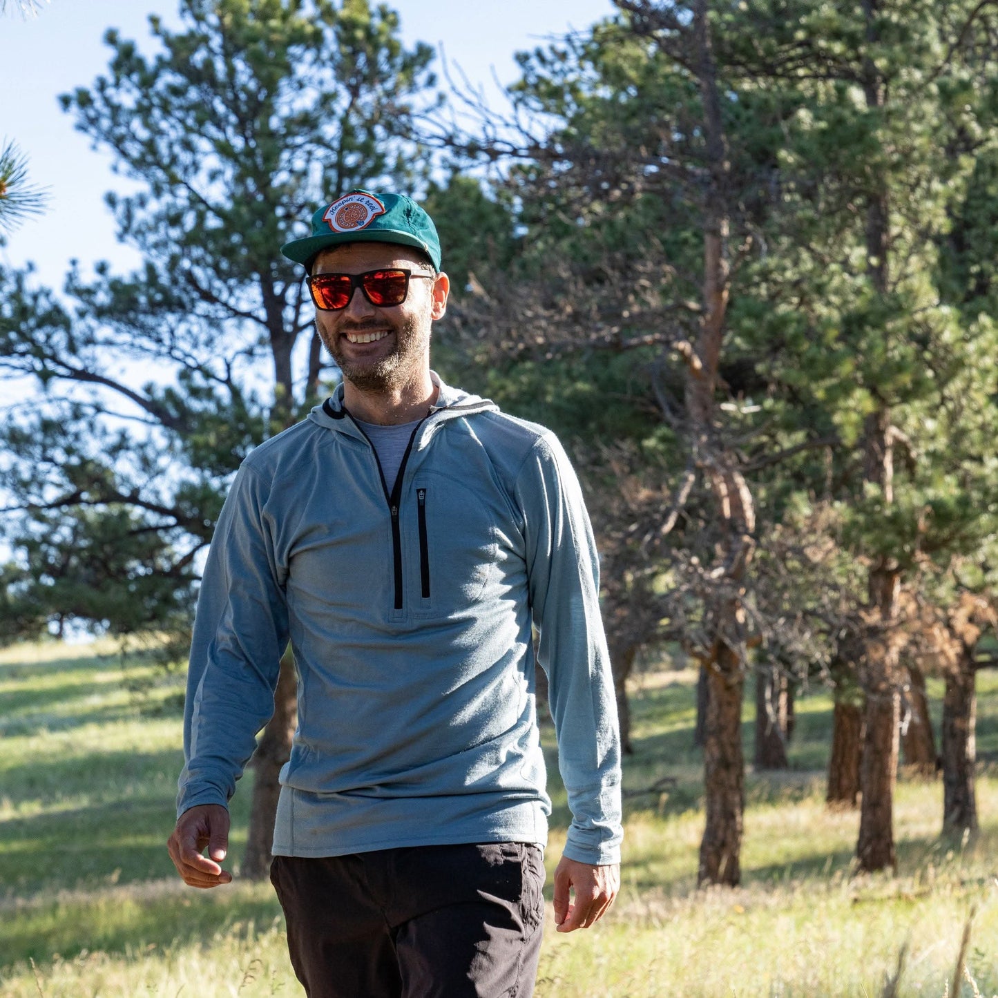 Minus33 | Men's Wool 1/4 Zip Merino Sun Hoodie - Microweight