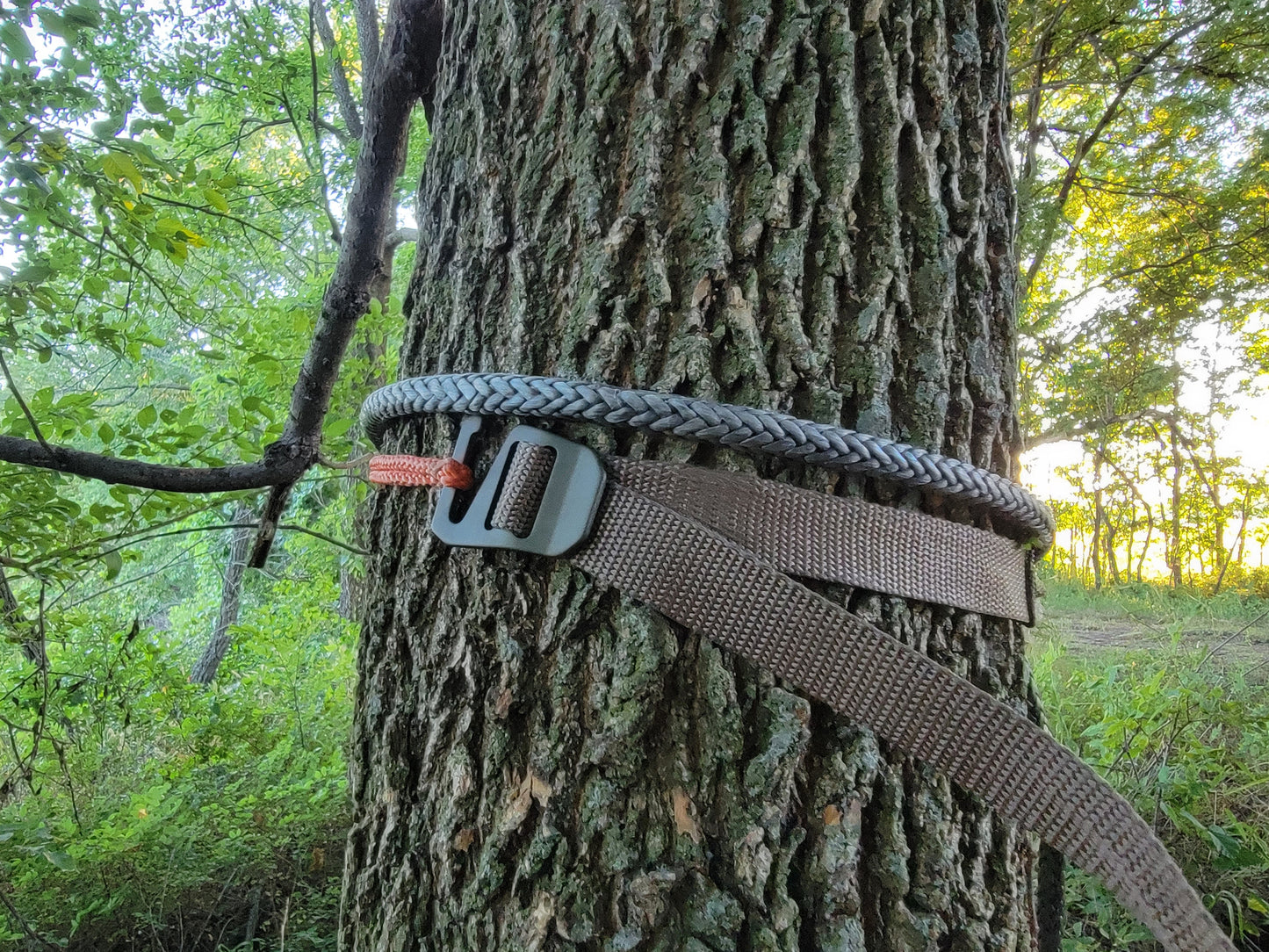 Custom Amsteel Products | 1/4" AmSteel Tether with Tether Bow Hanger WEBBING Package