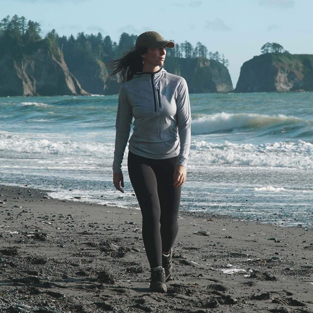 Minus33 | Women's 1/4 Zip Merino Sun Hoodie - Microweight
