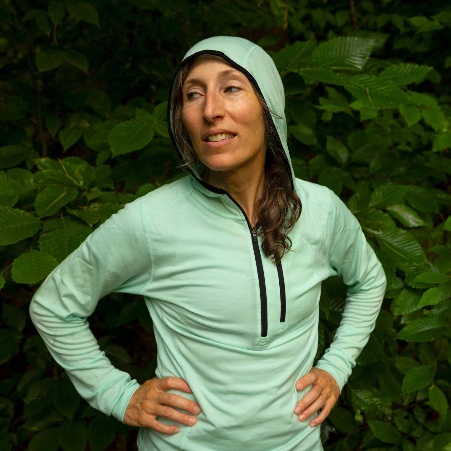 Minus33 | Women's 1/4 Zip Merino Sun Hoodie - Microweight