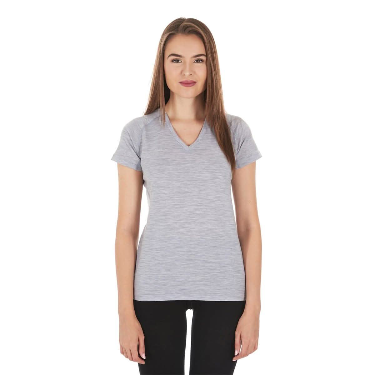Minus33 | Microweight Women's Wool V-Neck T-Shirt - Woolverino