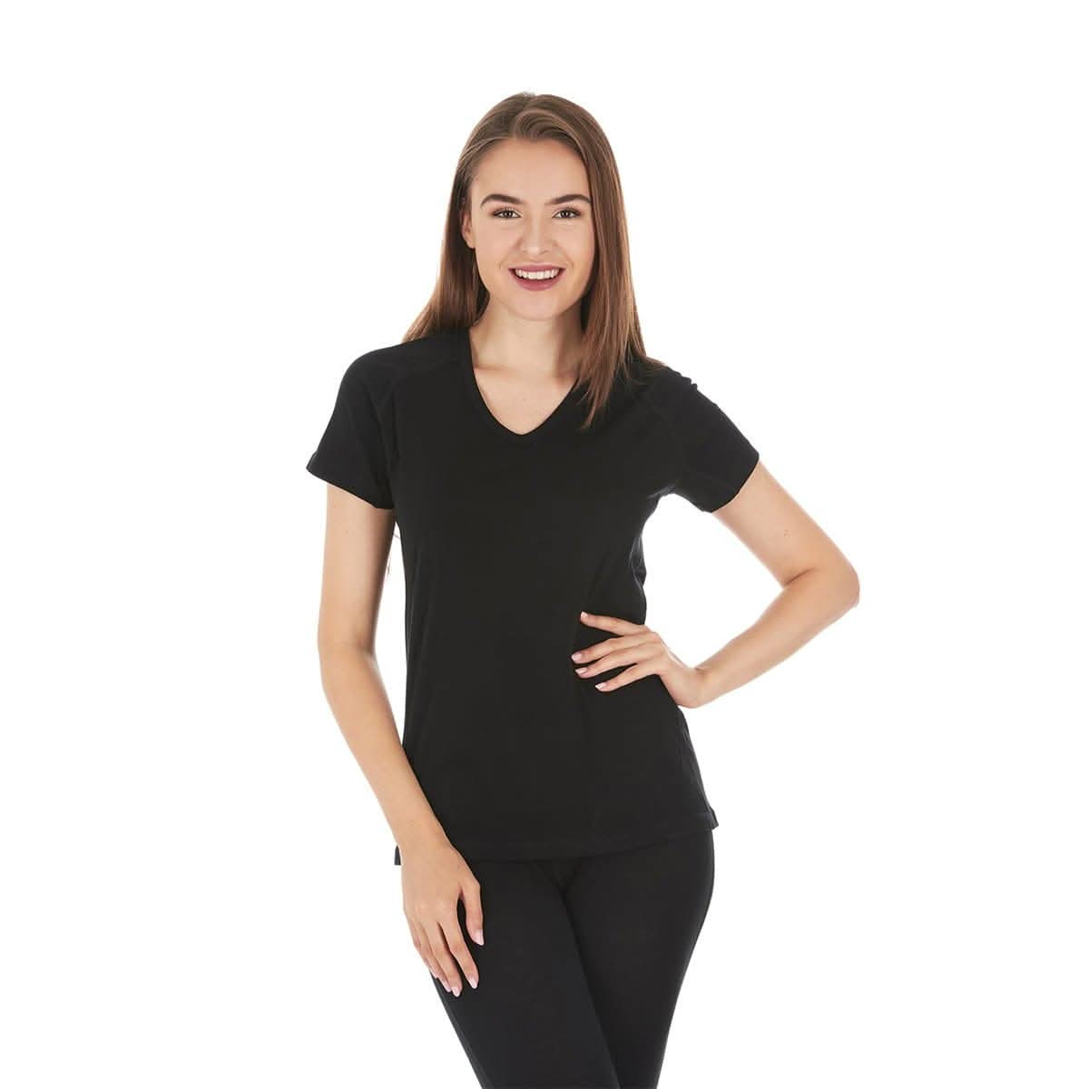 Minus33 | Microweight Women's Wool V-Neck T-Shirt - Woolverino