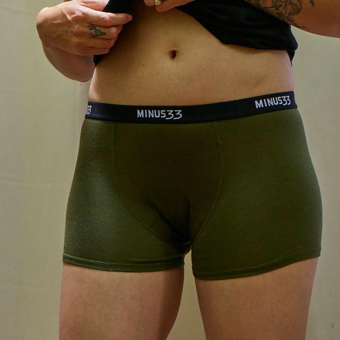 Minus33 | Microweight Women's Wool Boyshorts - Woolverino