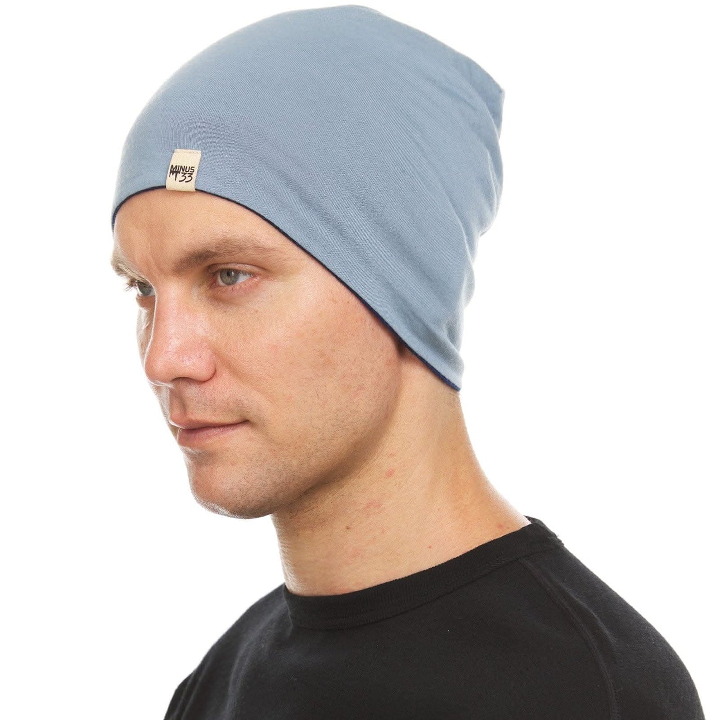 Minus33 | Microweight Reversible Wool Beanie - Woolverino
