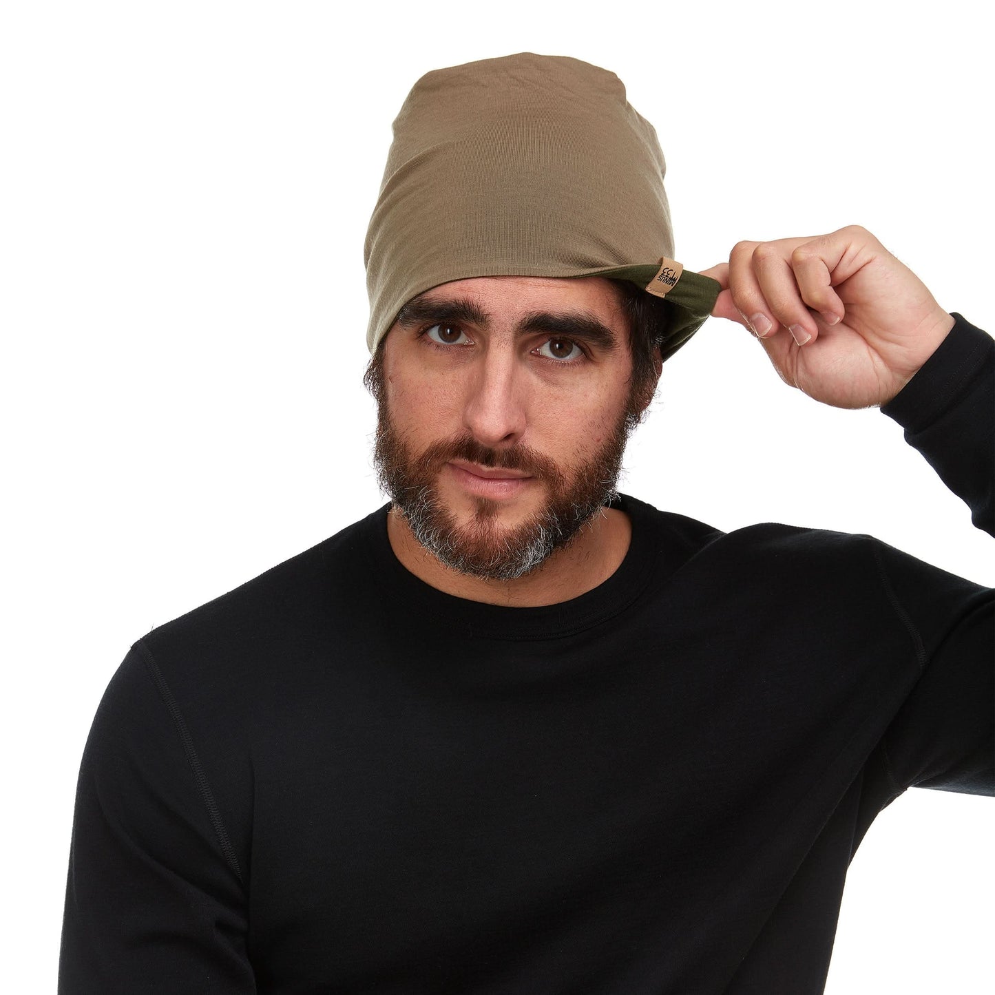 Minus33 | Microweight Reversible Wool Beanie - Woolverino