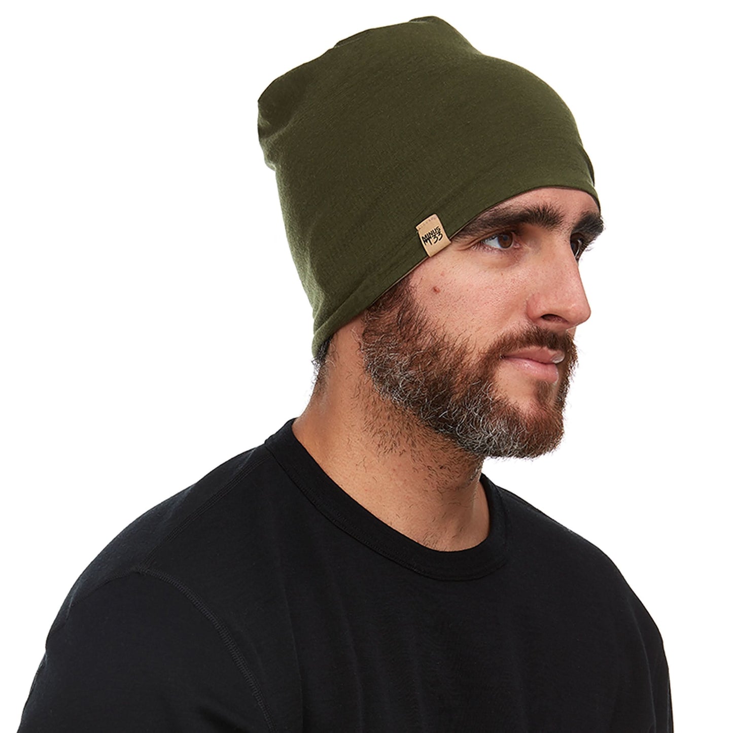 Minus33 | Microweight Reversible Wool Beanie - Woolverino