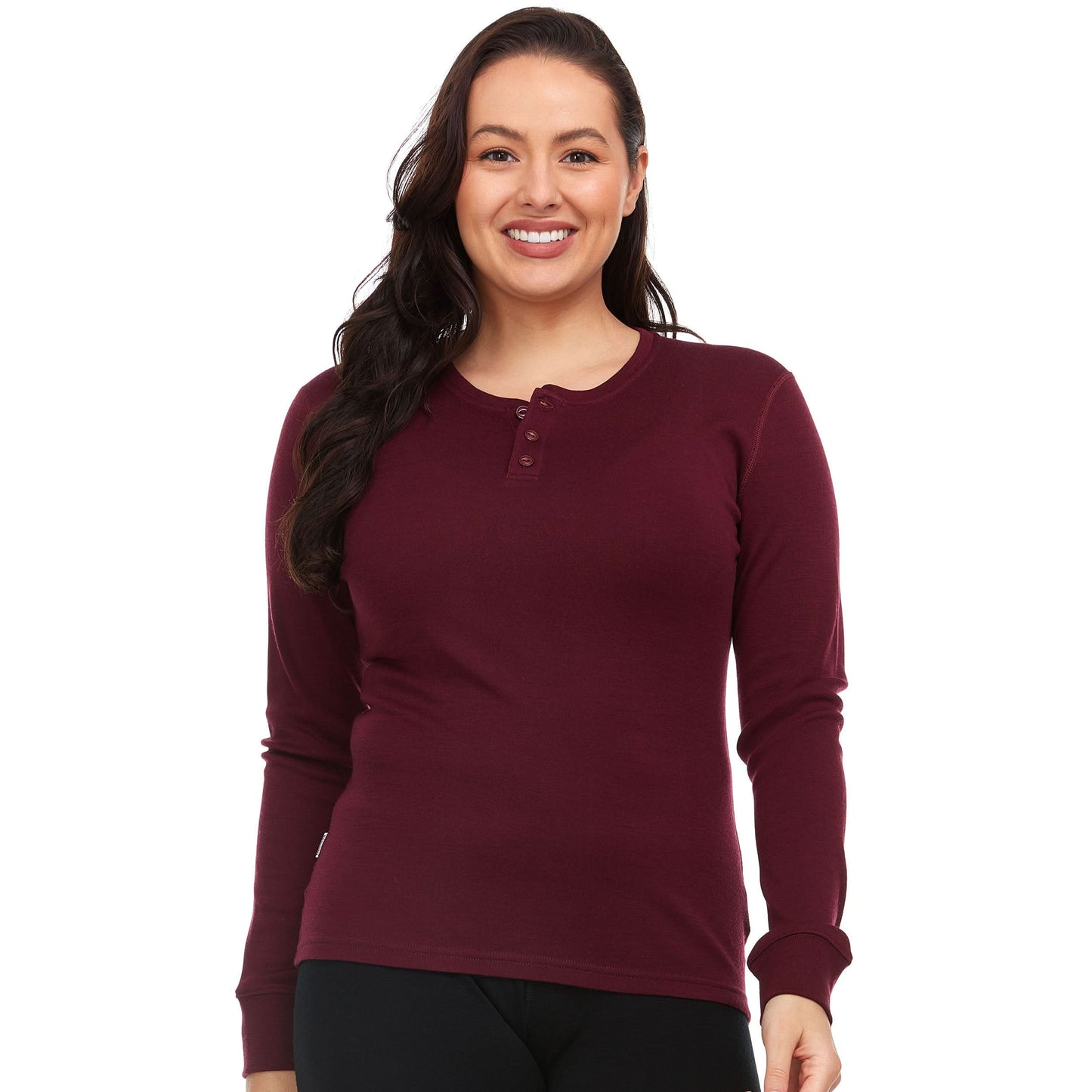 Minus33 | Women's Midweight Merino Wool Henley | 100% Merino Wool