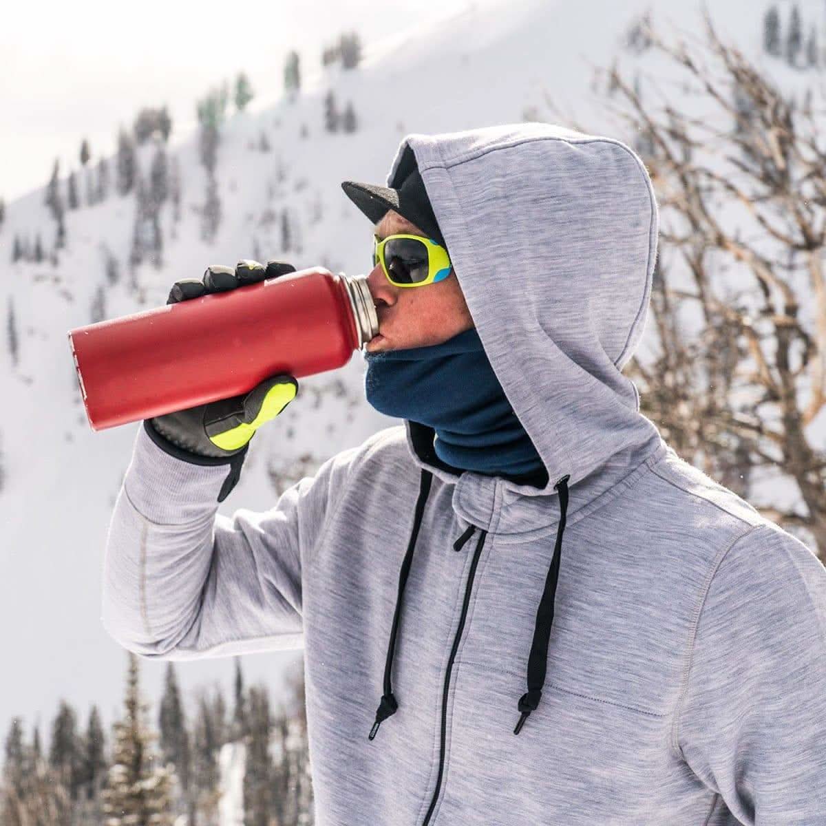 Minus33 | Men's Brushed Merino Wool Full-Zip Hoodie - Heavyweight