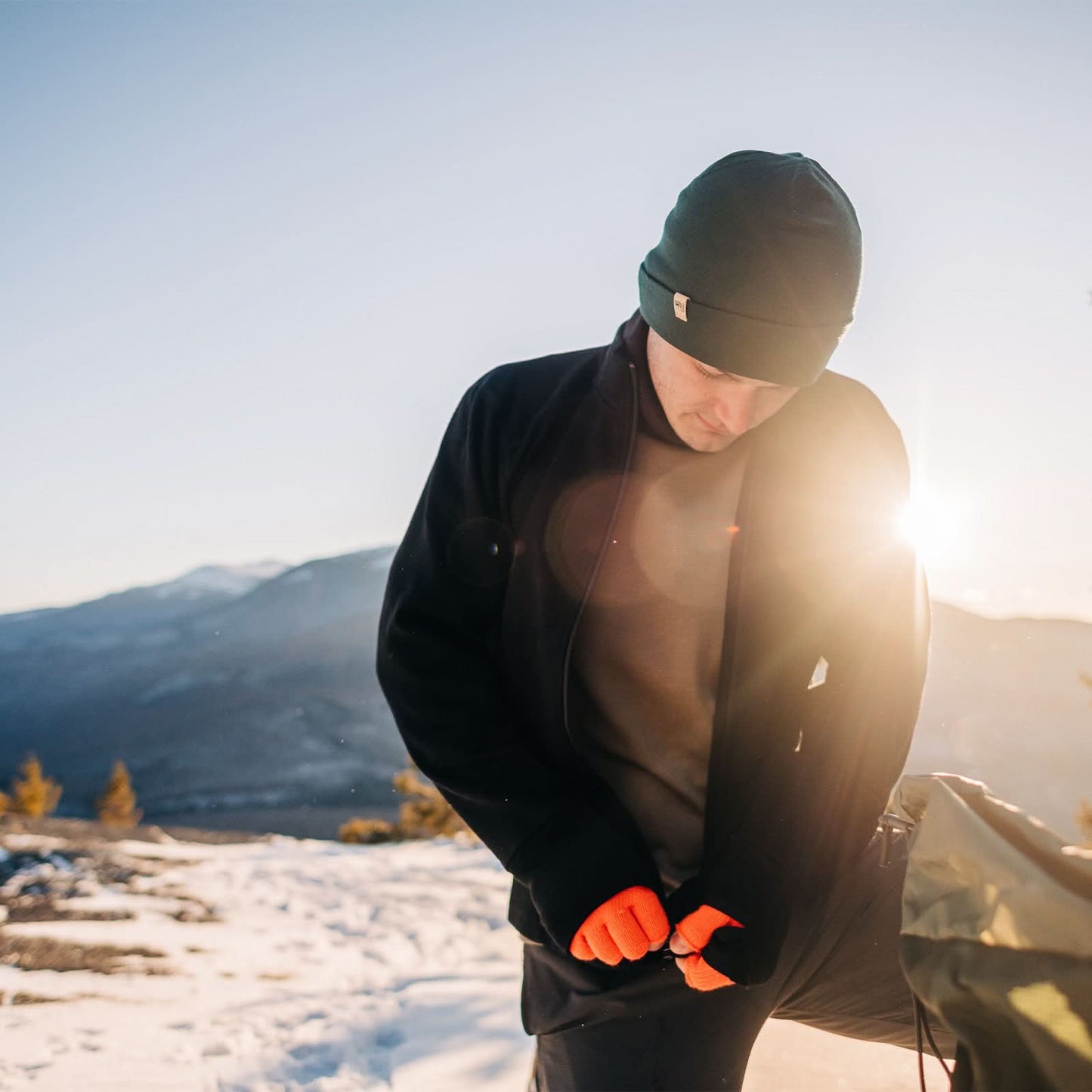 Minus33 | Heavyweight Men's Wool Full Zip Sweater - 100% Merino Wool