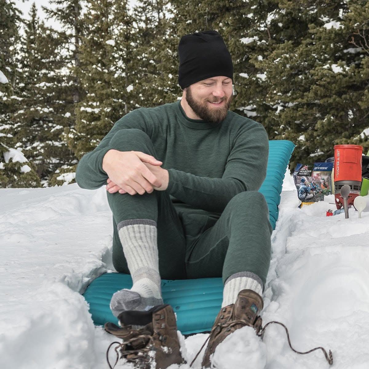 Minus33 | Men's Wool Thermal Top Midweight Base Layer - 100% Merino Wool