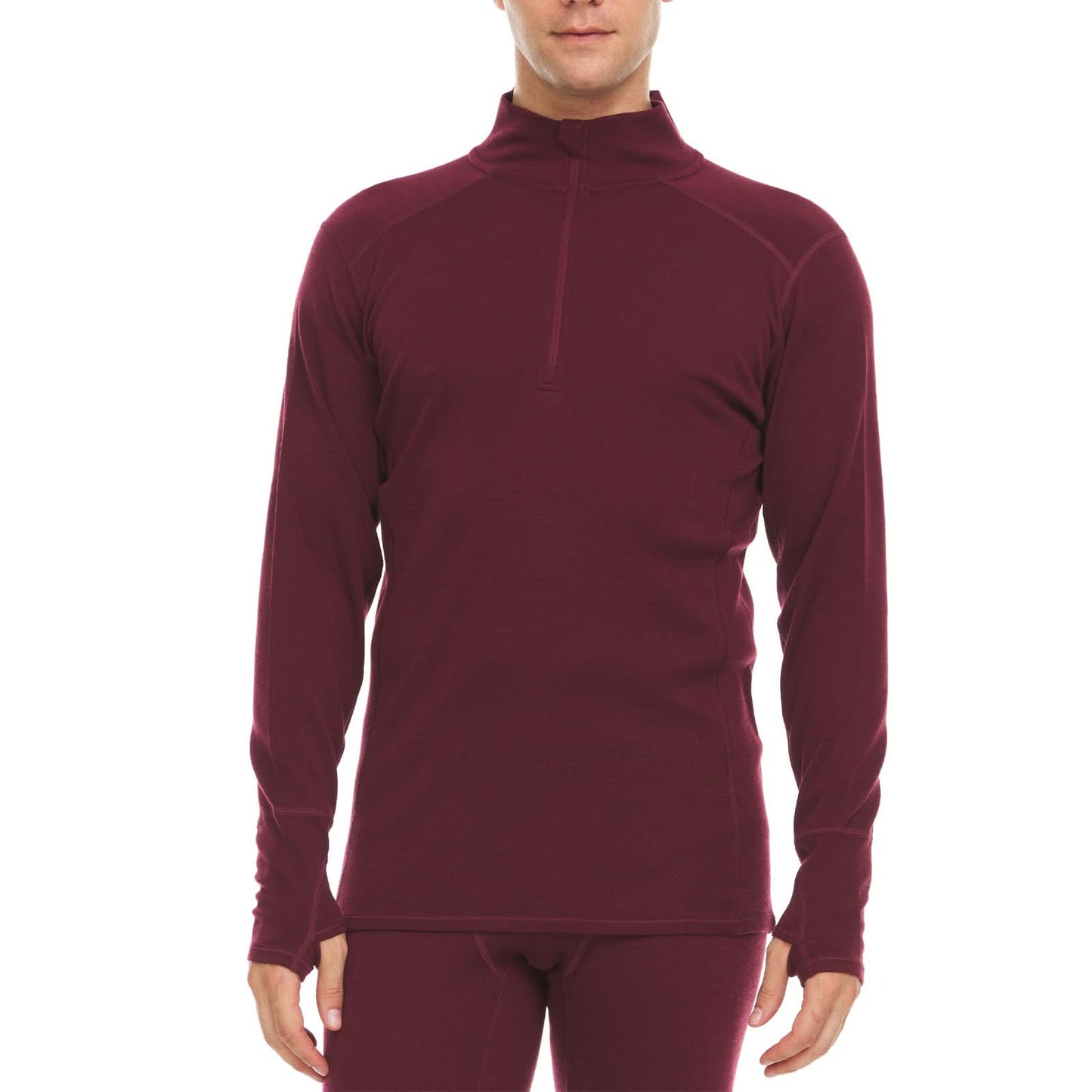 Minus33 | Midweight Men's Wool 1/4 Zip -  100% Merino Wool