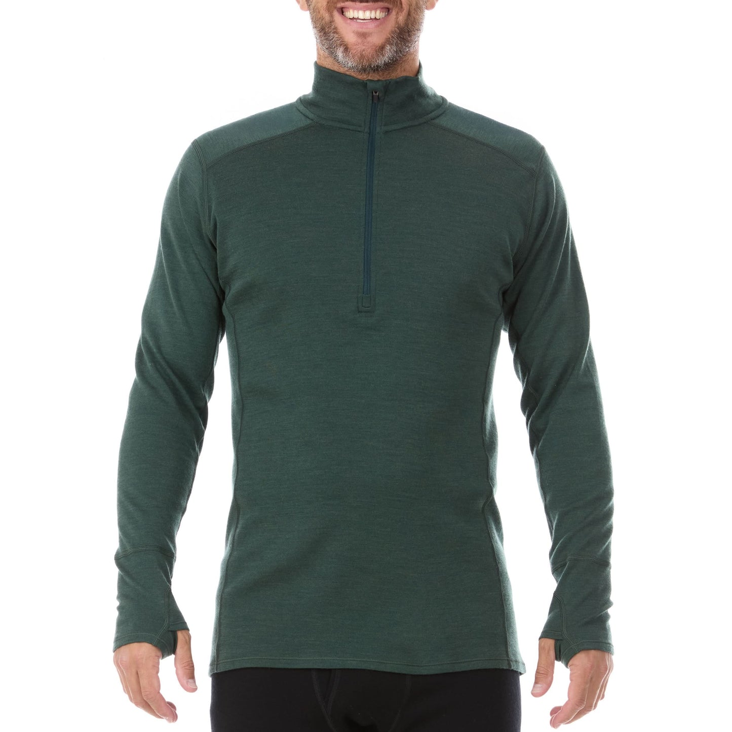 Minus33 | Midweight Men's Wool 1/4 Zip -  100% Merino Wool