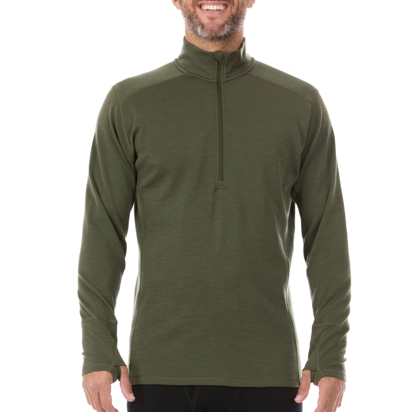 Minus33 | Midweight Men's Wool 1/4 Zip -  100% Merino Wool