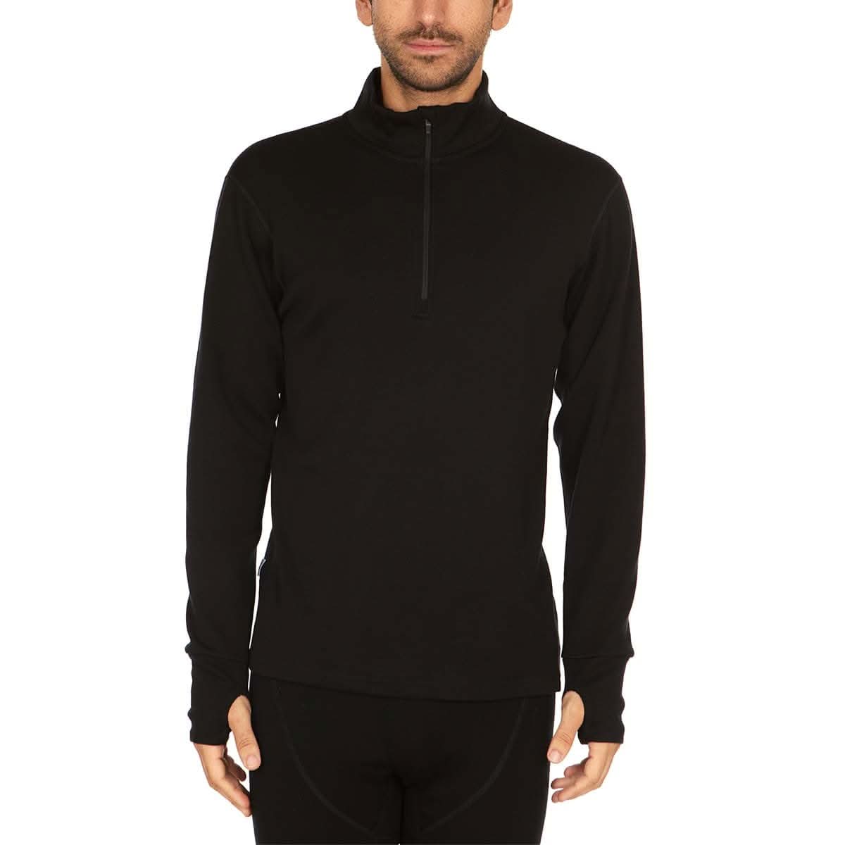 Minus33 | Heavyweight Men's Wool 1/4 Zip - 100% Merino Wool