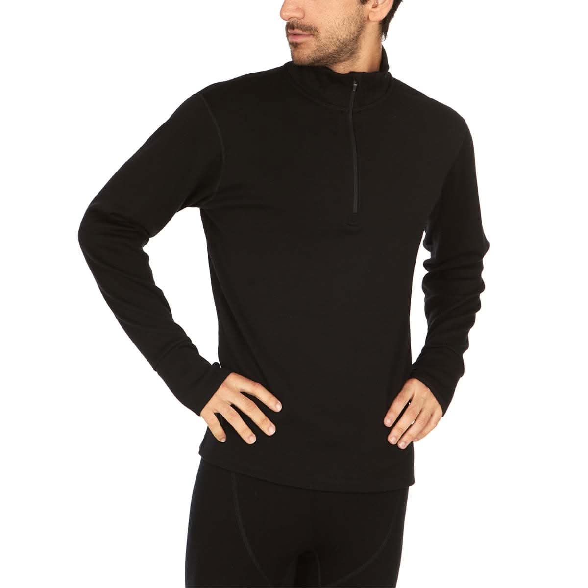 Minus33 | Heavyweight Men's Wool 1/4 Zip - 100% Merino Wool