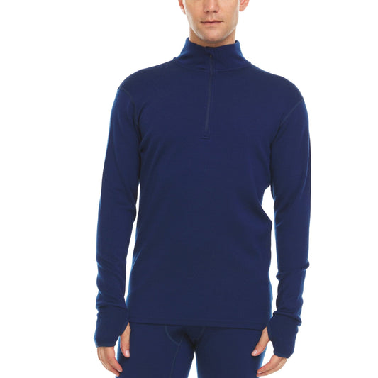 Minus33 | Heavyweight Men's Wool 1/4 Zip - 100% Merino Wool