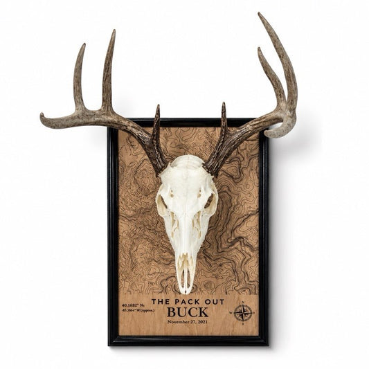 818 Topo Mounts | Custom Topographic European Mount Plaques