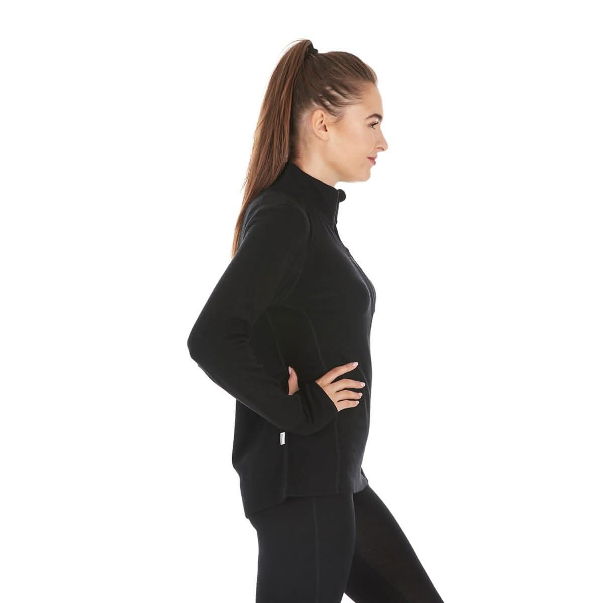 Minus33 | Women's Heavyweight Wool 1/4 Zip Top - 100% Merino Wool