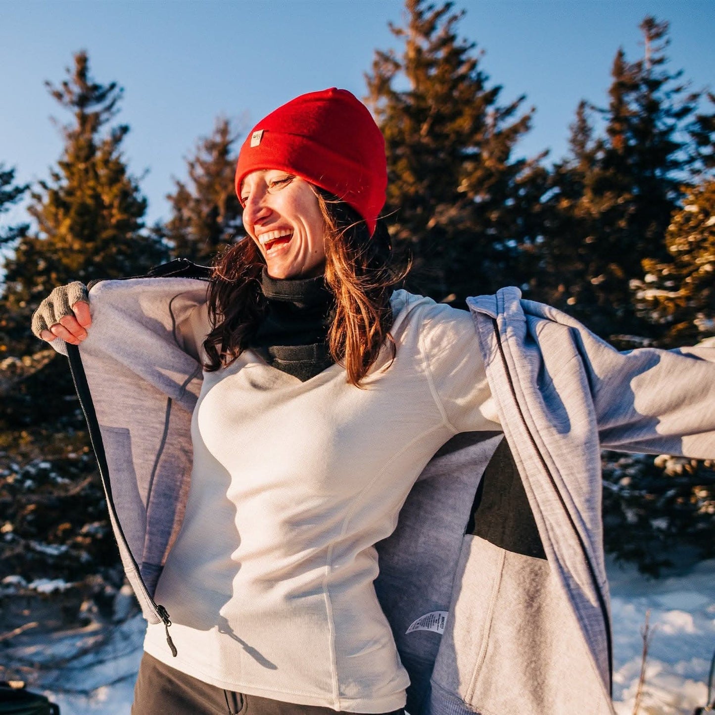Minus33 | Midweight Women's Wool Crew Top -  100% Merino Wool