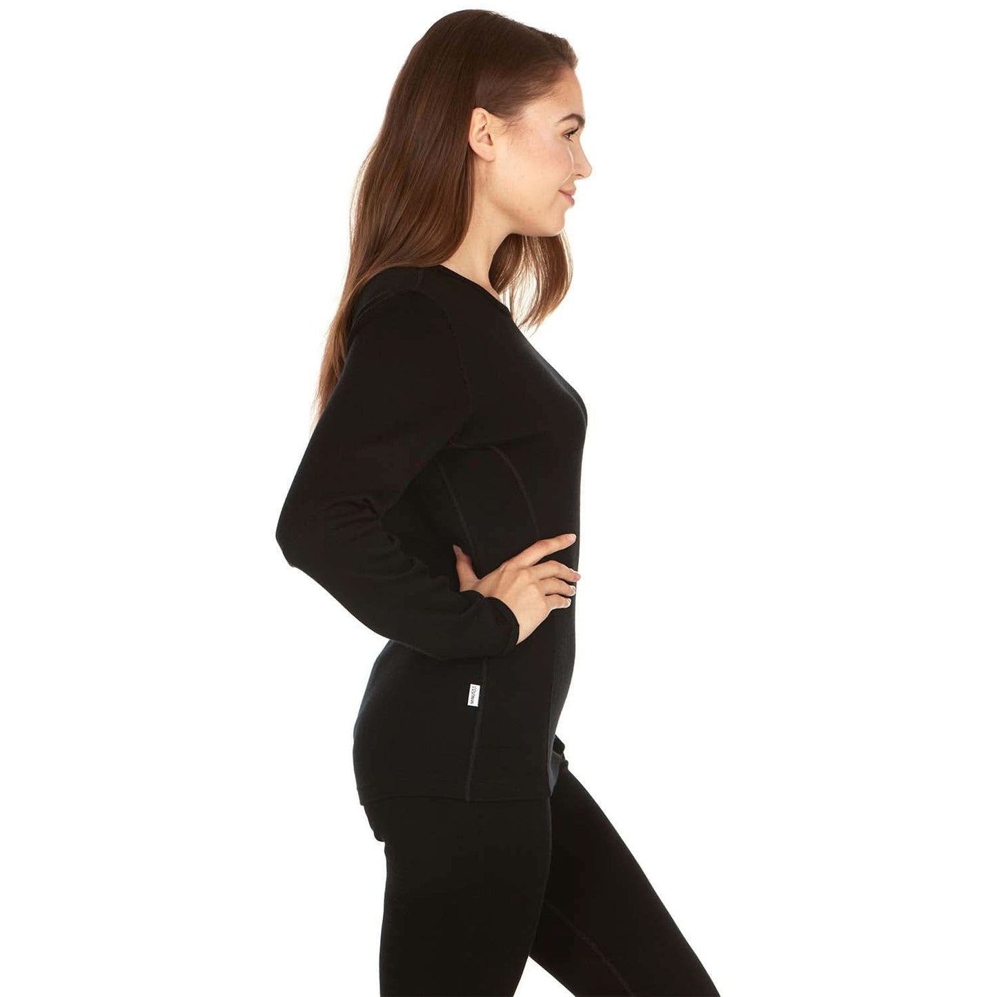 Minus33 | Heavyweight Women's Wool Crew Top Thermal Base Layer - 100% Merino Wool