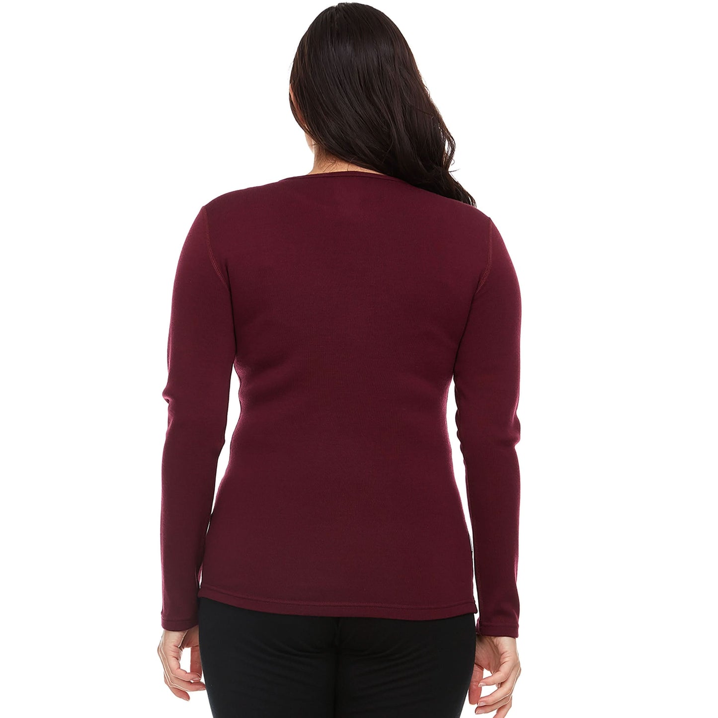 Minus33 | Heavyweight Women's Wool Crew Top Thermal Base Layer - 100% Merino Wool