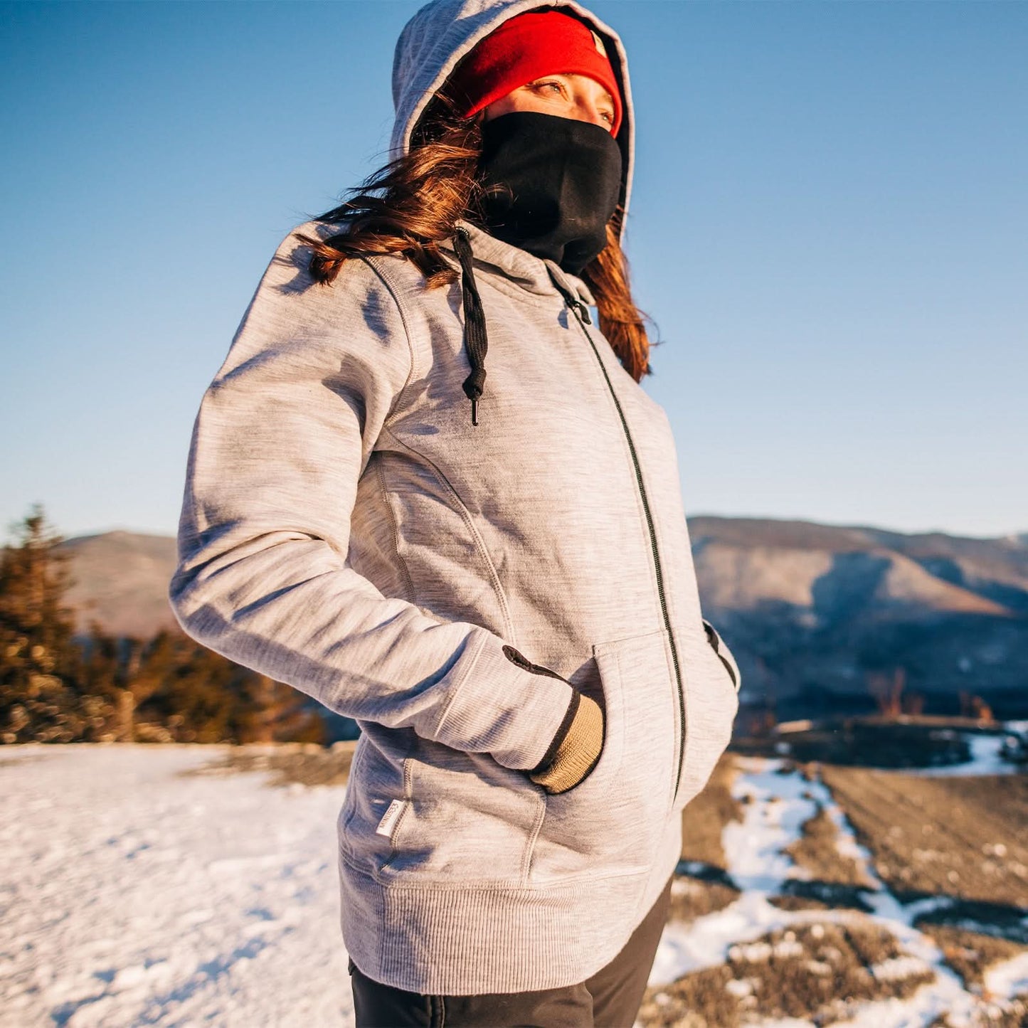 Minus33 | Women's Brushed Merino Wool Full-Zip Hoodie - Heavyweight