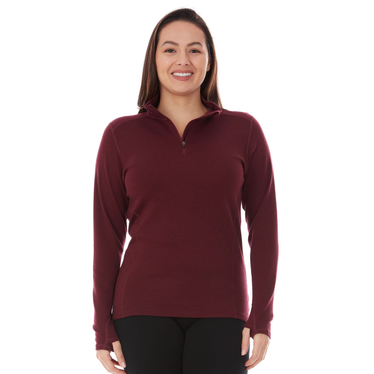 Minus33 | Midweight Women's Wool 1/4 Zip - 100% Merino Wool