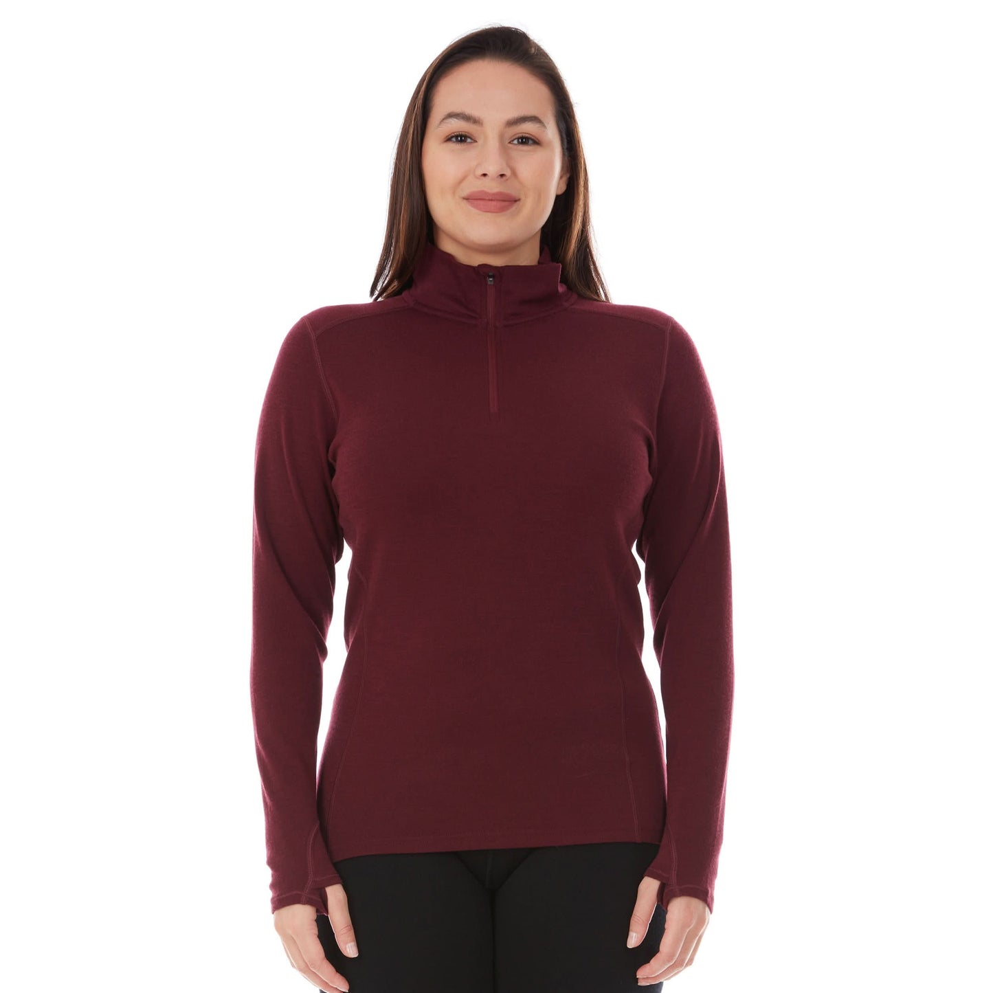 Minus33 | Midweight Women's Wool 1/4 Zip - 100% Merino Wool