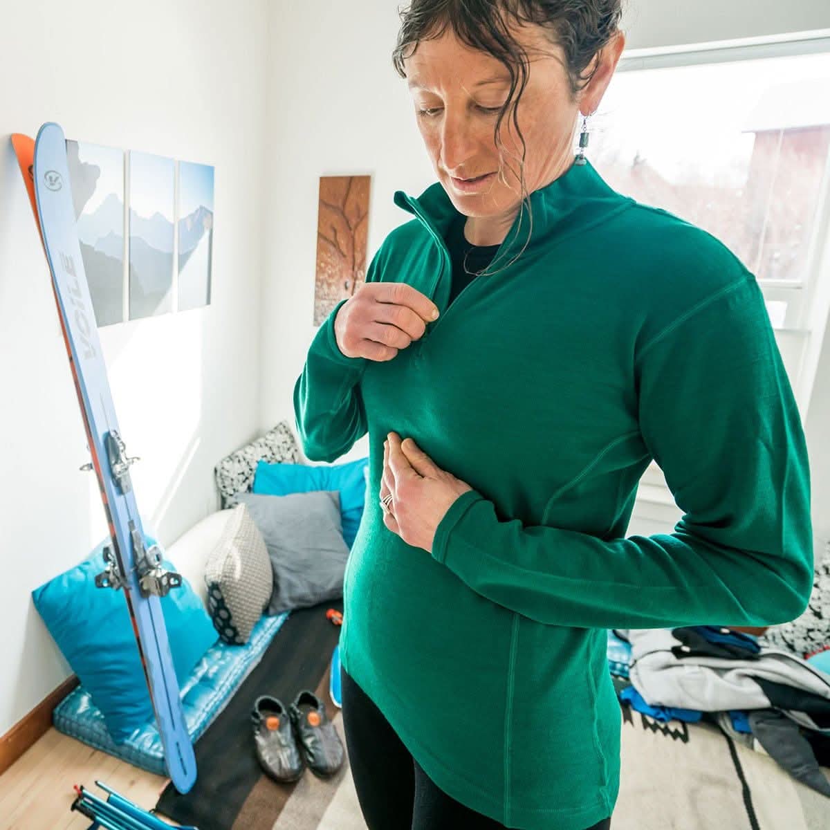Minus33 | Midweight Women's Wool 1/4 Zip - 100% Merino Wool