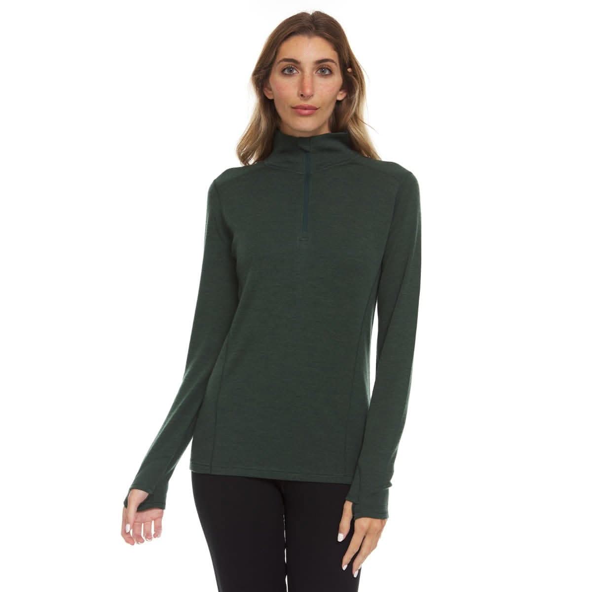 Minus33 | Midweight Women's Wool 1/4 Zip - 100% Merino Wool