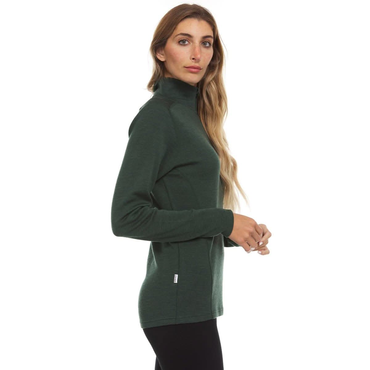 Minus33 | Midweight Women's Wool 1/4 Zip - 100% Merino Wool