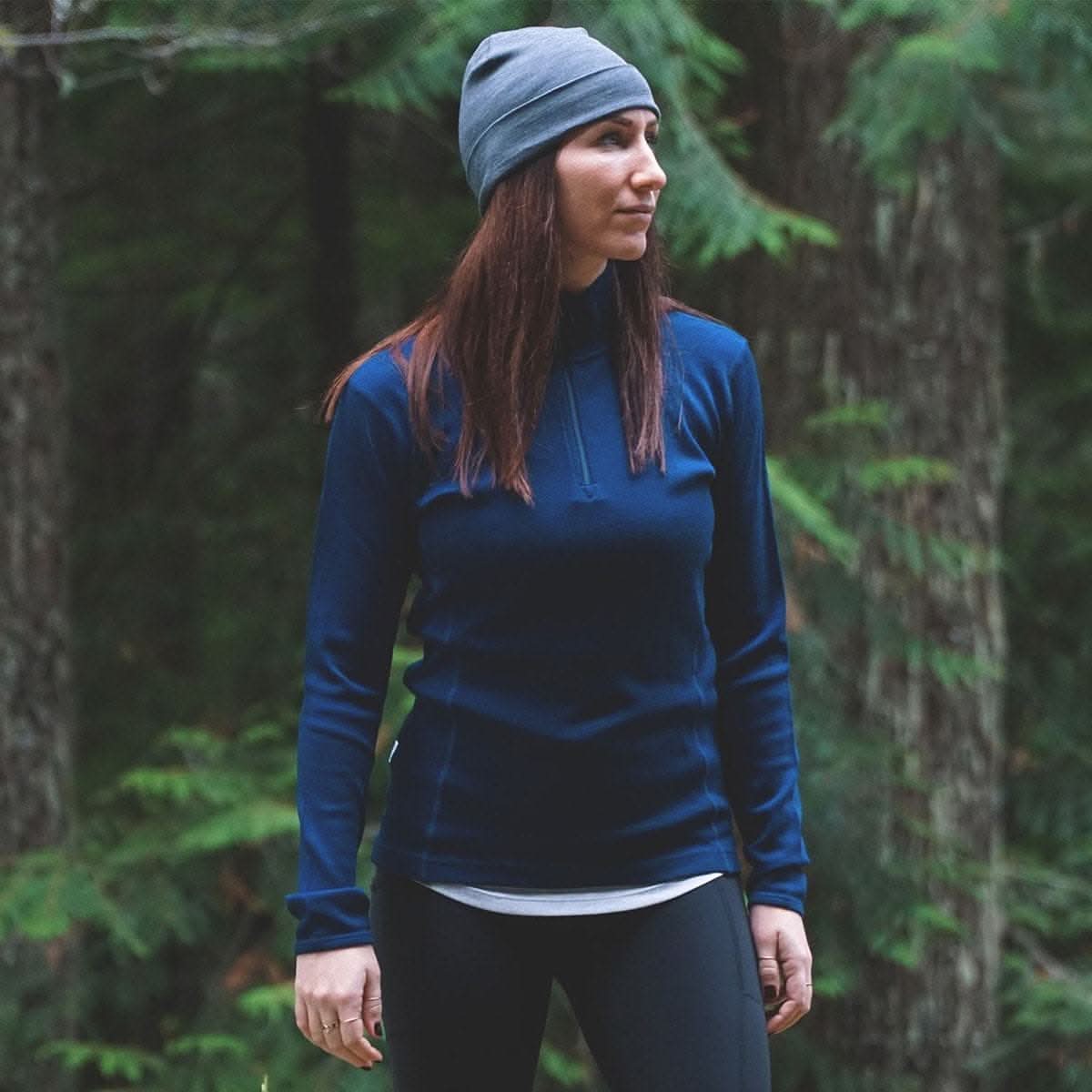 Minus33 | Midweight Women's Wool 1/4 Zip - 100% Merino Wool