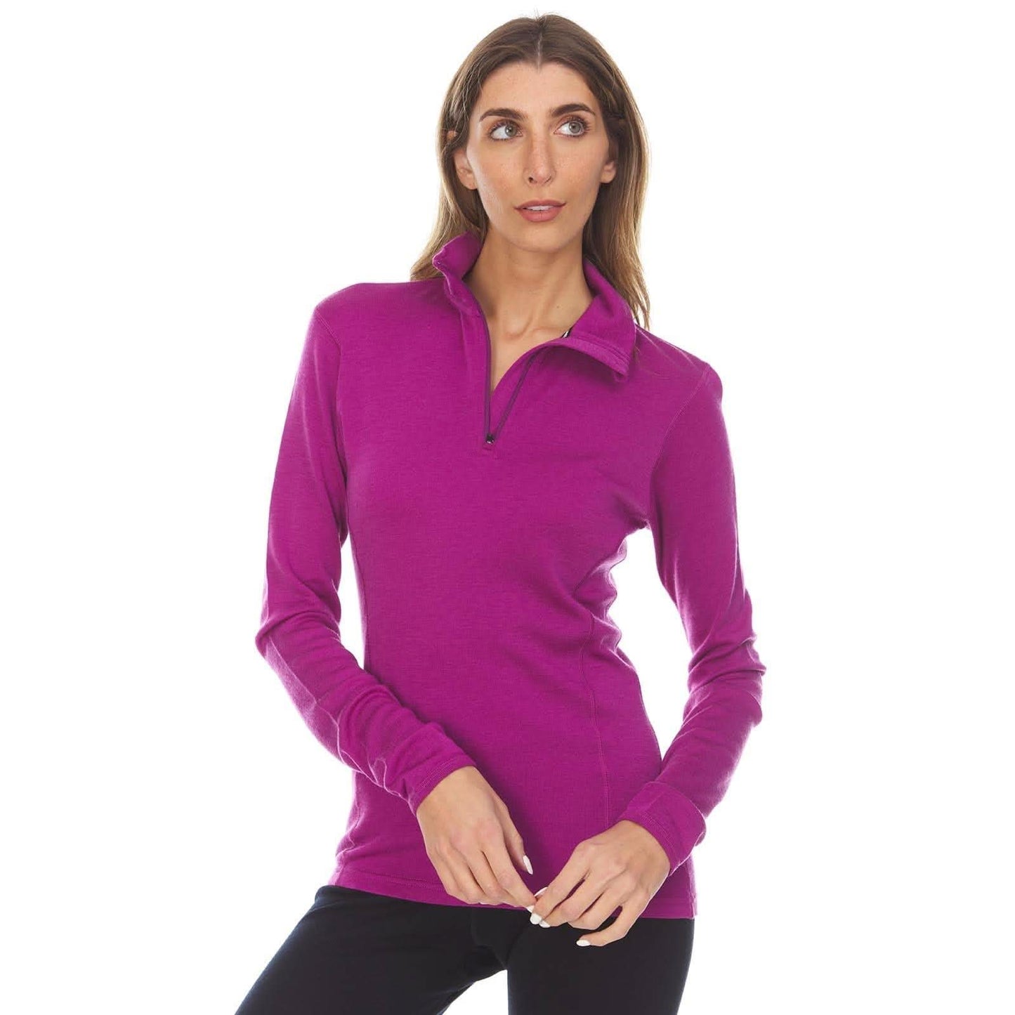 Minus33 | Midweight Women's Wool 1/4 Zip - 100% Merino Wool